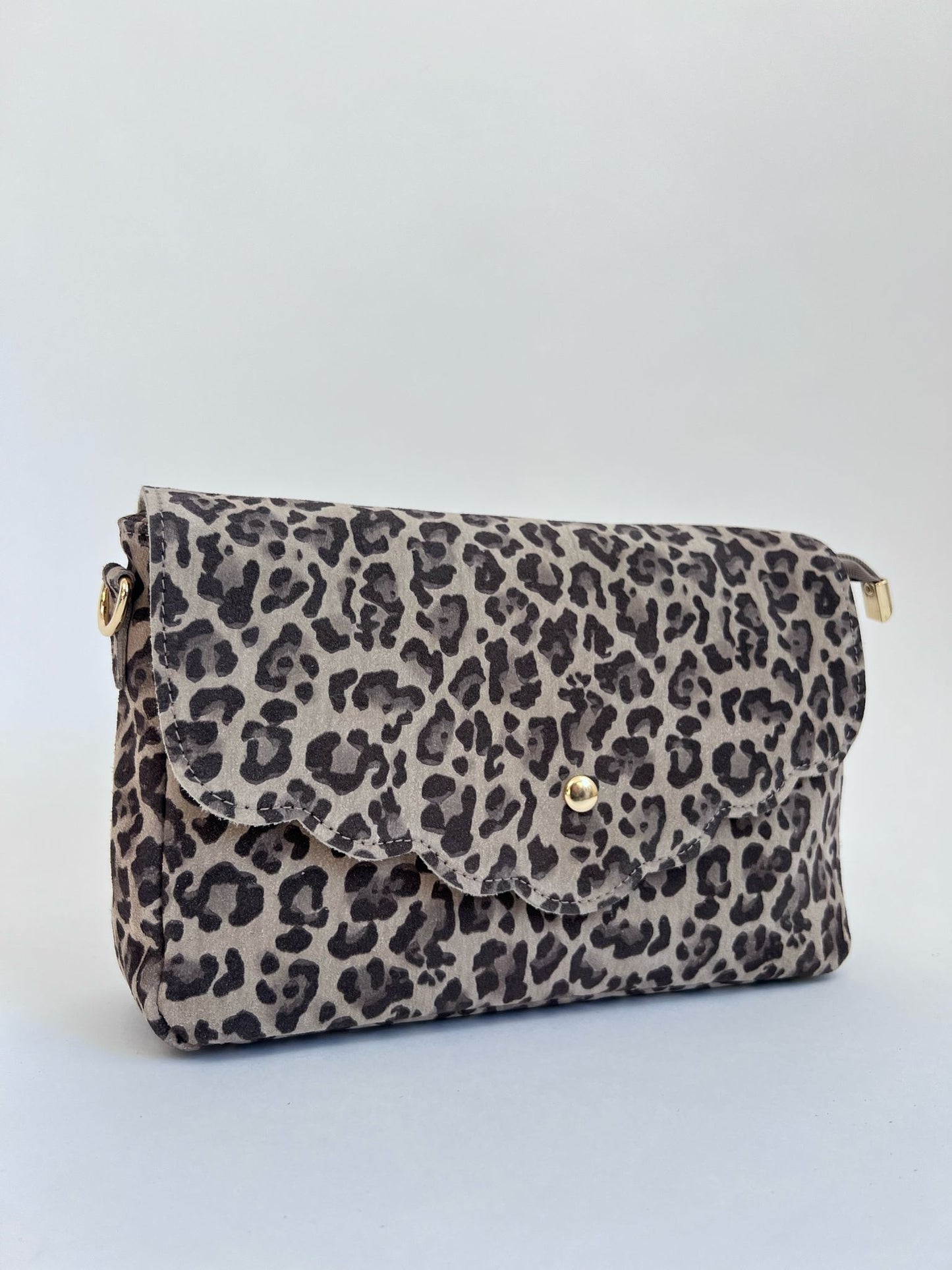 Elin Leopard Bag | 100% Suede