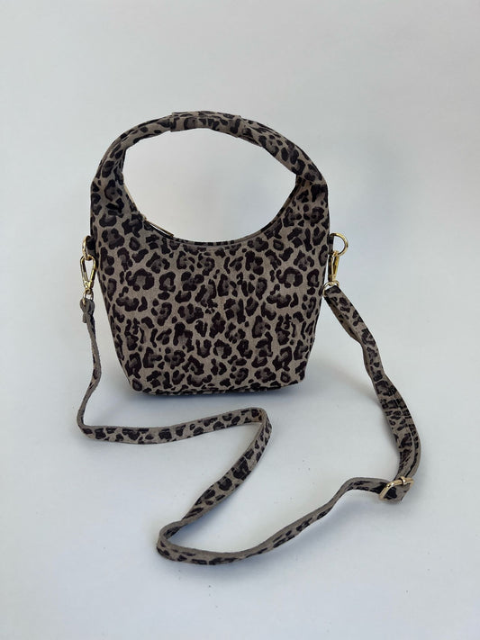 Loua Leopard bag | 100% Suede